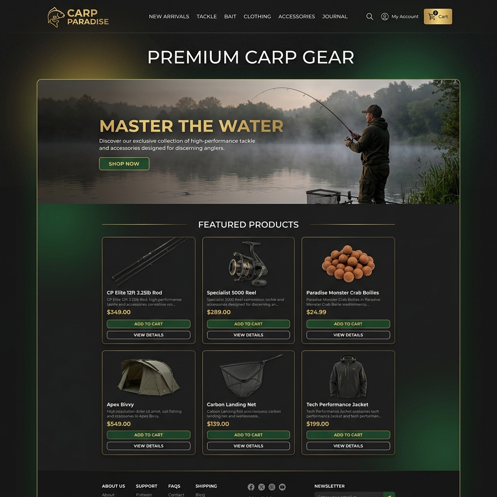 Carp Paradise E-commerce