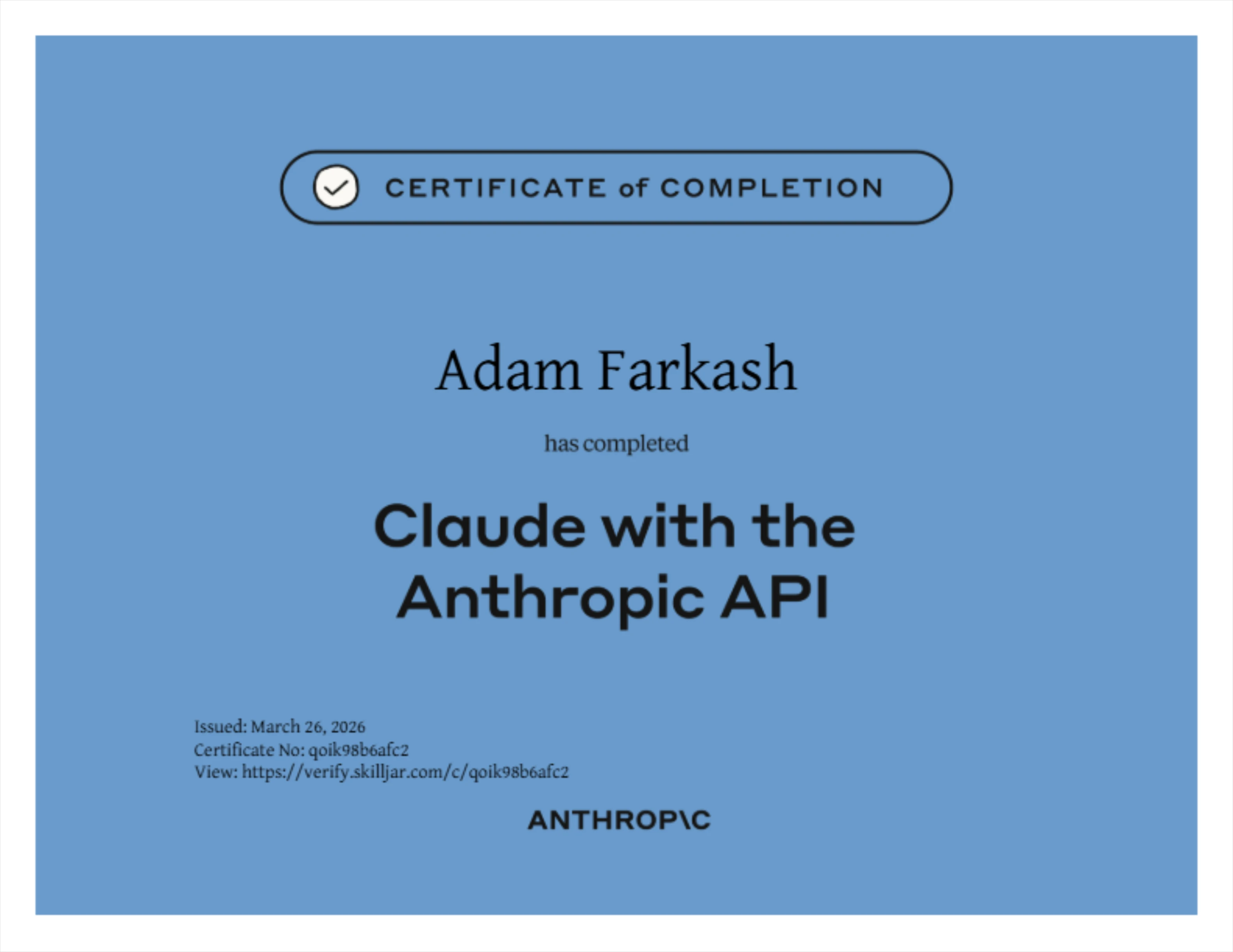 Claude with the Anthropic API — Anthropic