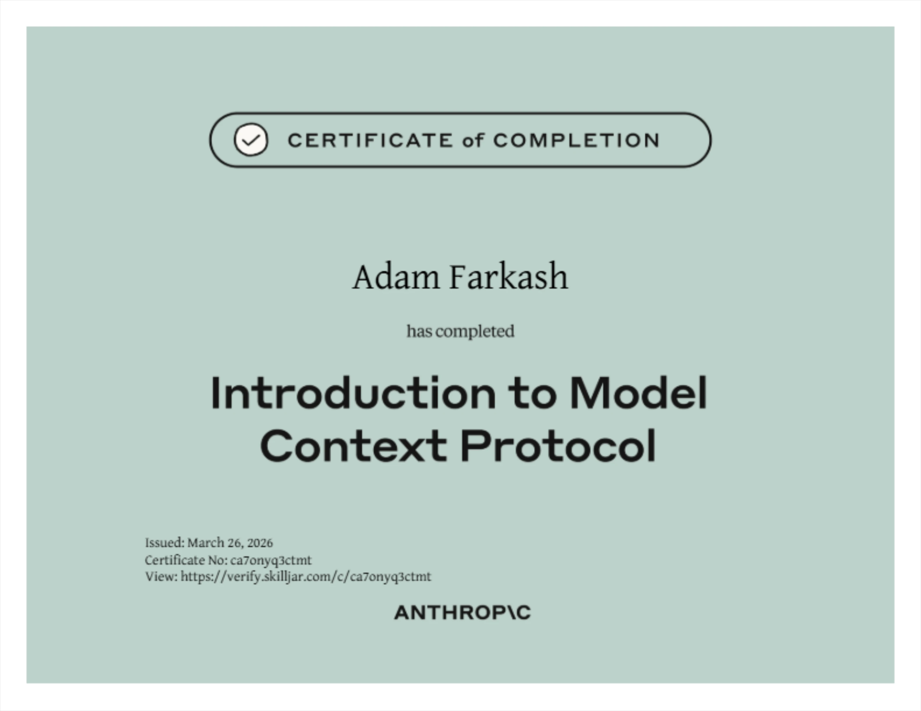 Introduction to Model Context Protocol — Anthropic