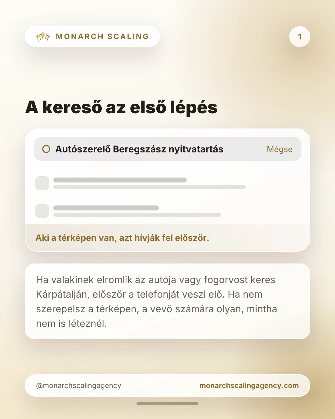 Допис угорською про пошукову оптимізацію